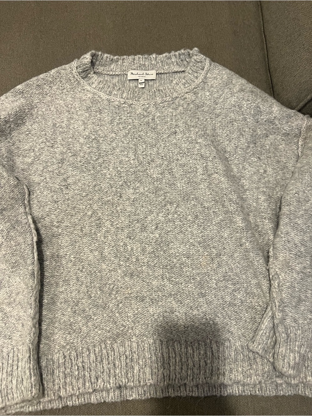 Women’s Heather Gray Crewneck Sweater. Size XL
